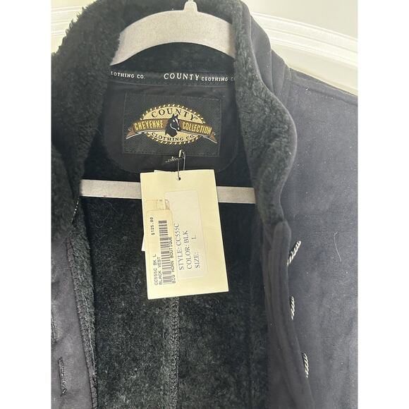 COUNTY CLOTHING CO Women's CHEYENNE COLLECTION Faux Suede Vest Sz L NWT - Picture 5 of 5